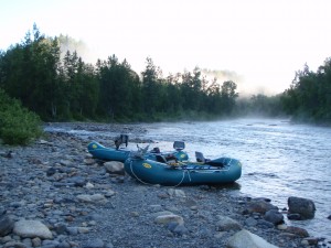 Morning Mist on Lake Creek