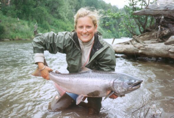 Talkeetna Alaska Fly Fishing King Salmon